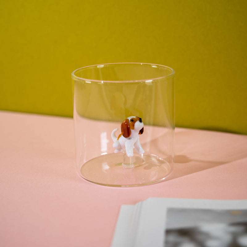 wd lifestyle wd lifestyle bicchiere vetro borosilicato cc 250 ml decoro cavalier king ean 8055035684048
