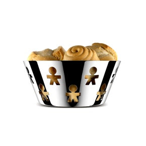 alessi alessi cestino traforato girotondo in acciaio d 205 cm cestino design moderno per tavola ean 8003299921737