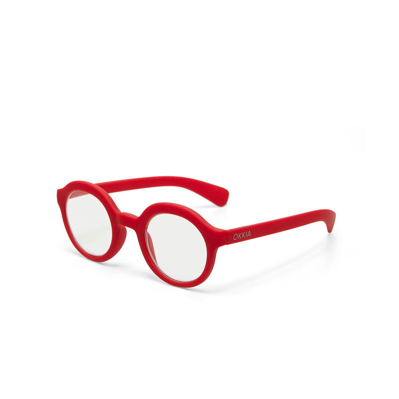 okkia okkia occhiale da lettura mod lauro premontato soft touch red diottrie 2 00 ean 8056211371059