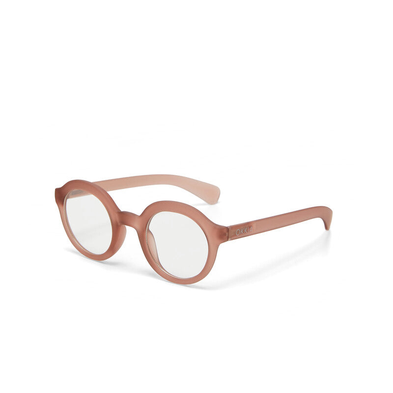 okkia okkia occhiale da lettura mod lauro premontato soft touch trasparent rose diottrie 2 50 ean 8056211370854