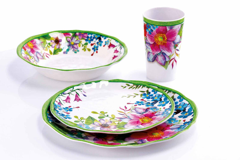 regalo italiano regalo italiano piatto frutta shia melamina d 22 cm h 2 cm multicolor ean 8057586111547
