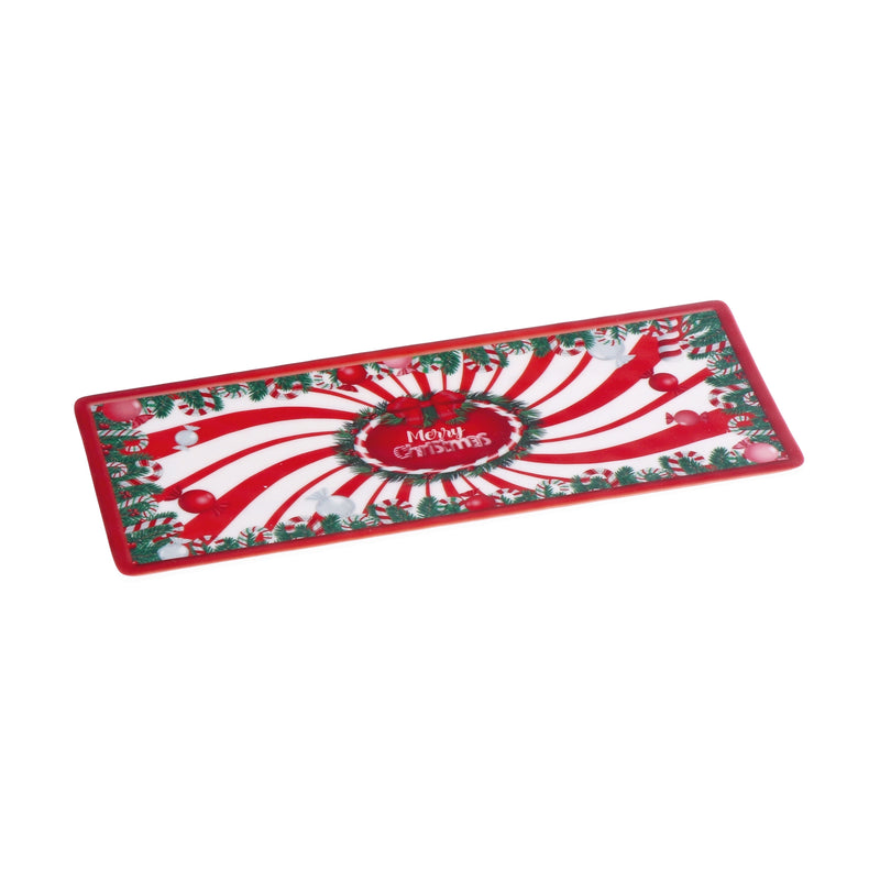 regalo italiano regalo italiano vassoio rettangolare melamina ass 27 x 11 cm h 15 cm rosso 1 pz ean 8057586035348