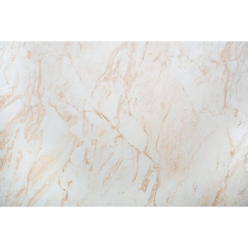 Piano tavolo HPL 80×80 cm sp. 10 mm finitura Calacatta effetto marmo bianco, antigraffio e impermeabile.