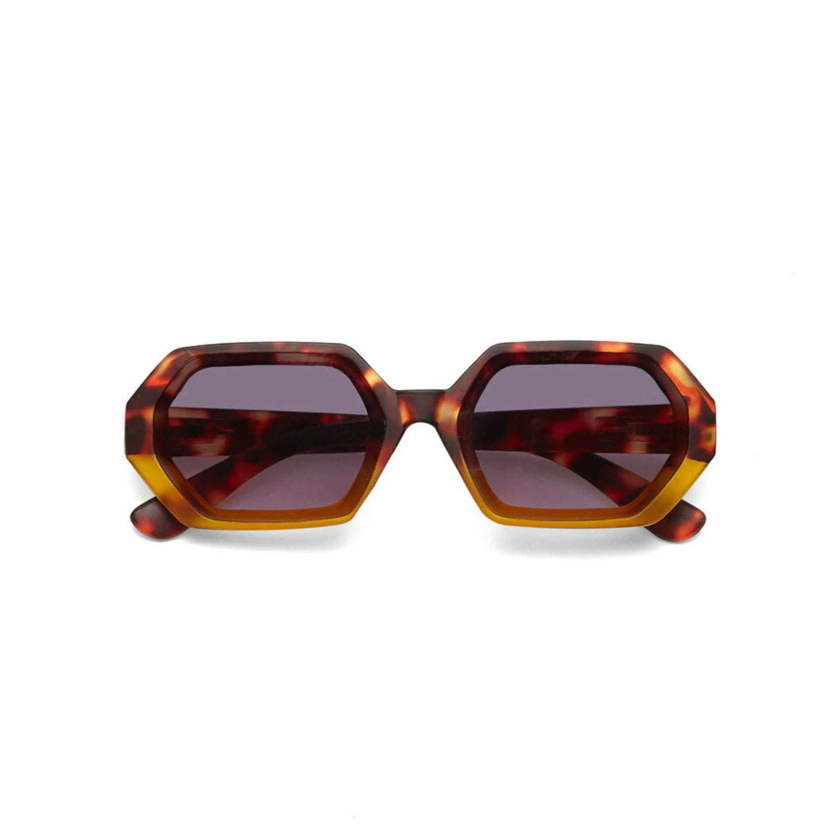 okkia okkia occhiale da sole premontato esagonale mod andrea havana yellow ean 8055773193741