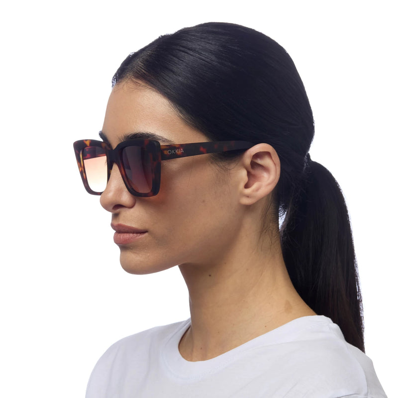 okkia okkia occhiale da sole premontato mod elba spring arms classic havana ean 8056211371240