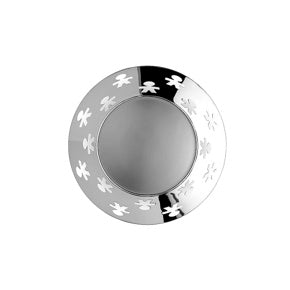 alessi alessi cestino traforato girotondo in acciaio d 205 cm cestino design moderno per tavola ean 8003299921737