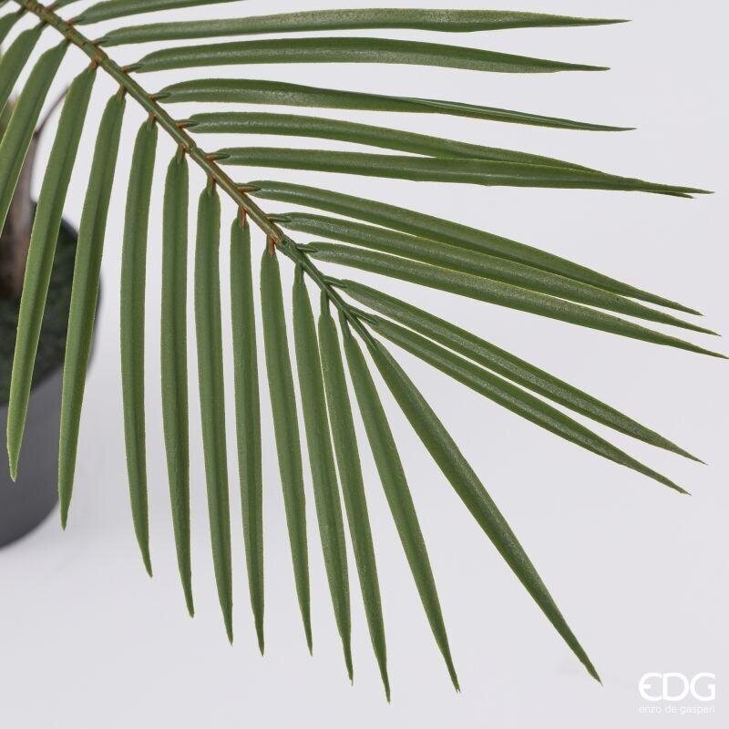 edg enzo de gasperi edg enzo de gasperi pianta artificiale palma areca h 142 cm verde con vaso anti uv per interno ed esterno ean 8059824655387