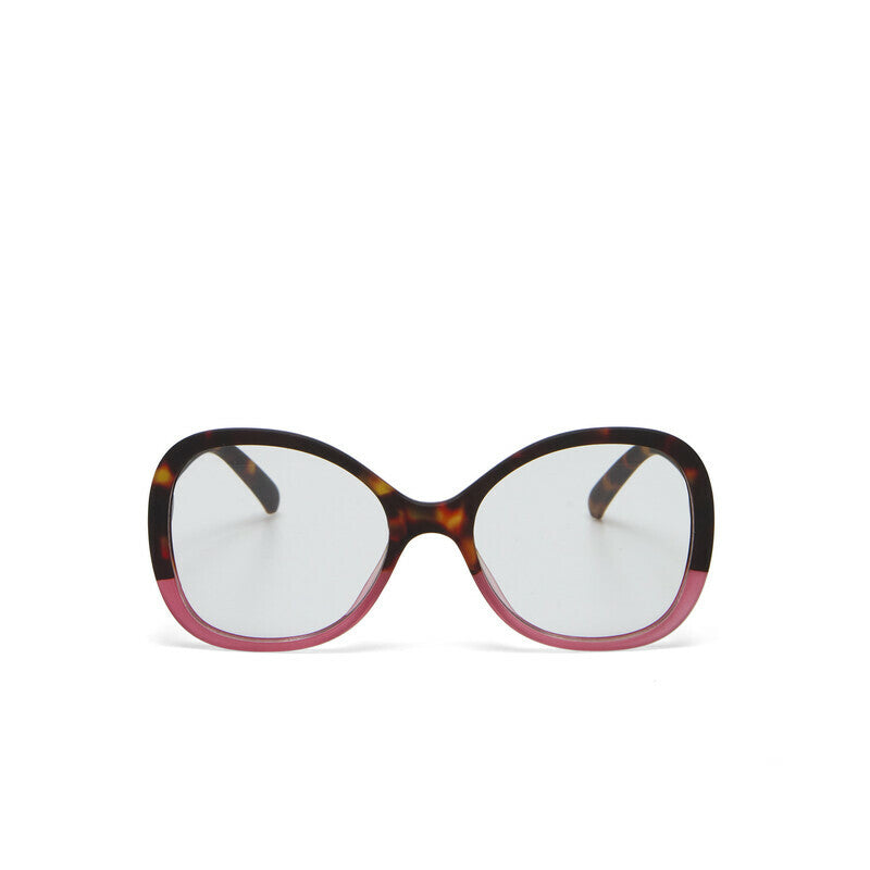 okkia okkia occhiale da lettura mod verona premontato butterfly soft touch spring anti luce blu havana pink diottrie 3 00 ean 8056211374449