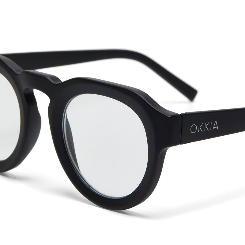 okkia okkia occhiale da lettura mod zeno soft touch anti luce blu nero diottrie 1 50 ean 8056211370885