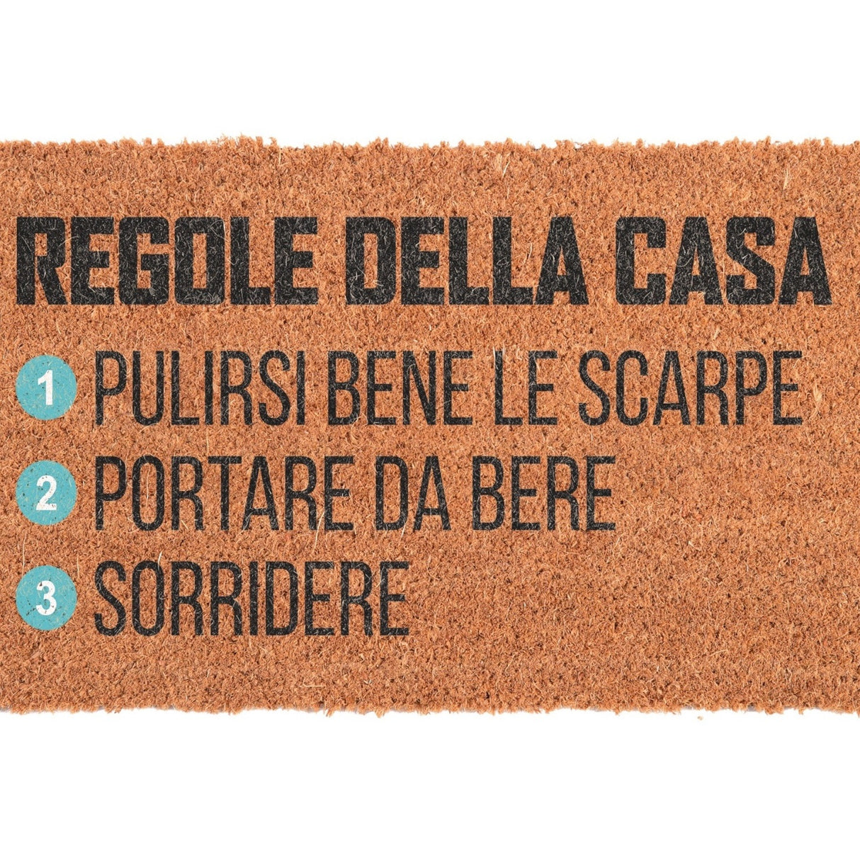regalo italiano regalo italiano zerbino in cocco naturale 40 x 70 cm ass tappeto ingresso antiscivolo casa e porta 1 pz ean 8057586001411