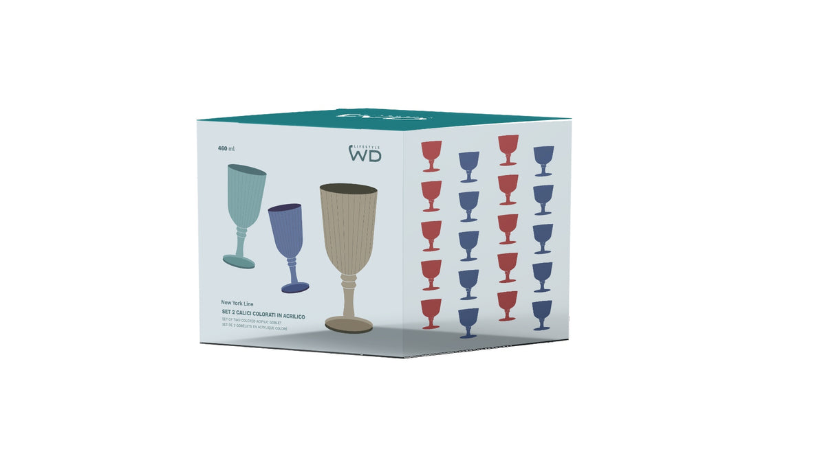 wd lifestyle wd lifestyle set 2 calici in acrilico 460 ml trasparente ean 8033040746258