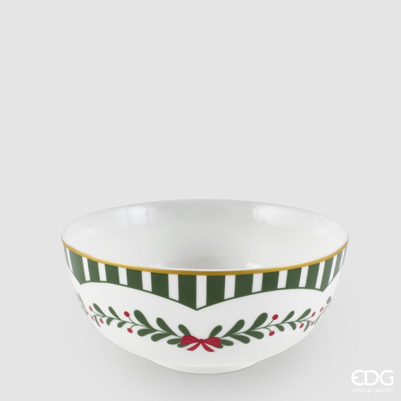 edg enzo de gasperi edg enzo de gasperi servizio piatti natale xmas 24 pz in ceramica rosso verde piano fondo dessert e ciotole ean 8059824668127