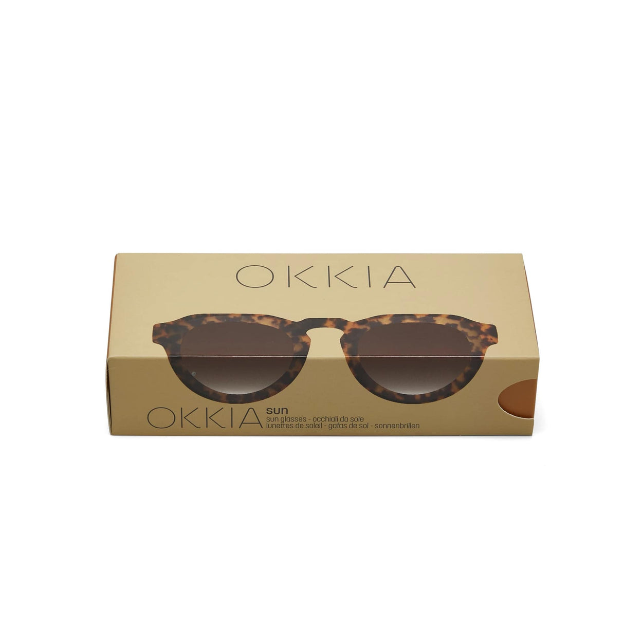 okkia okkia occhiale da sole premontato mod zeno classic havana ean 8055773197213