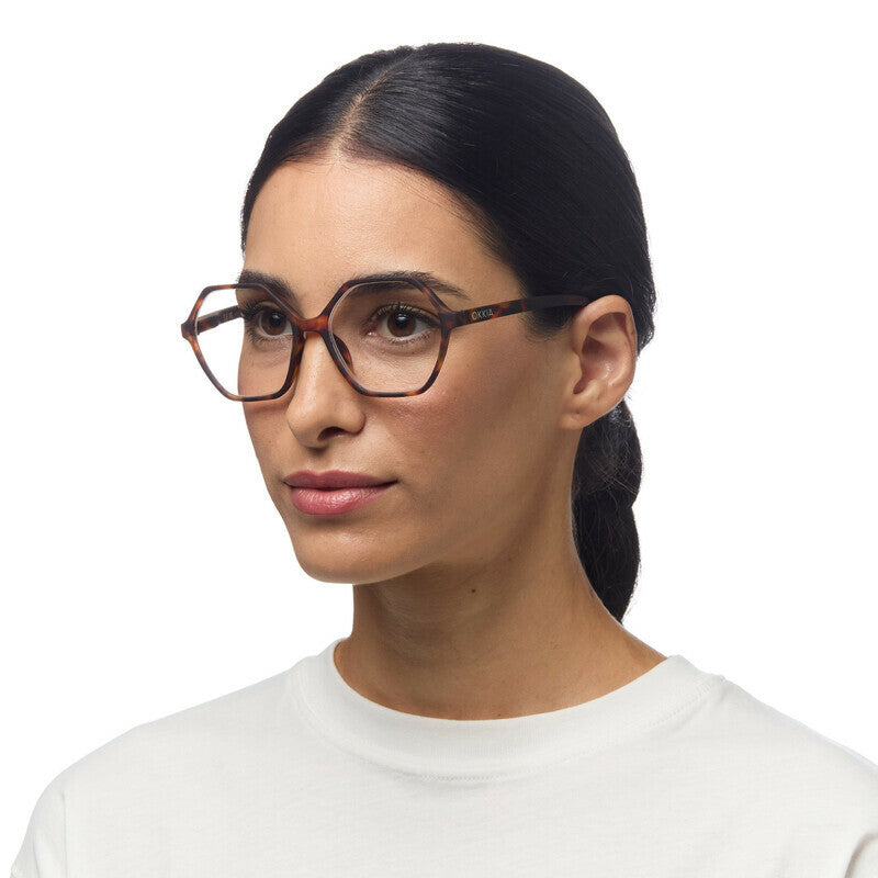 okkia okkia occhiale da lettura mod valencia premontato soft touch spring anti luce blu havana diottrie 2 00 ean 8056211374227