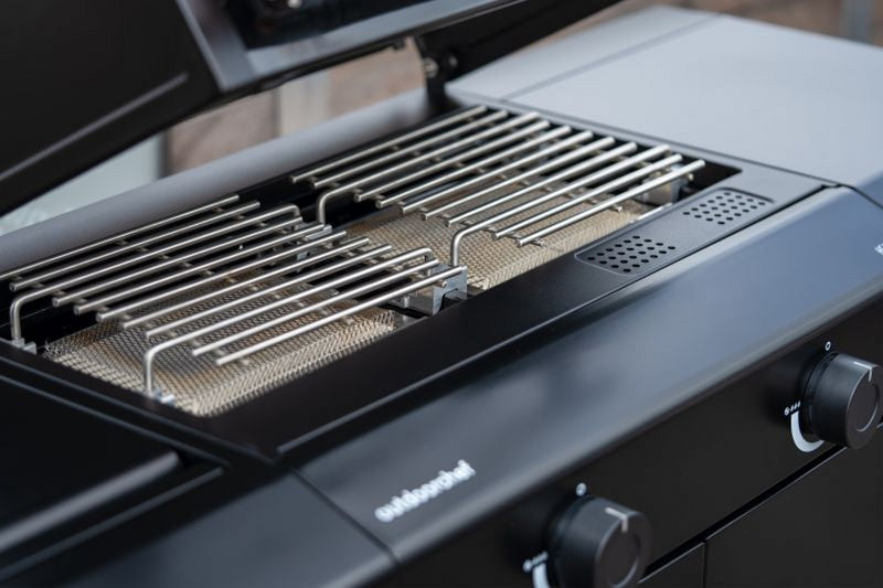 outdoorchef outdoorchef barbecue a gas heat c 265 30 mbar su carrello con ruote bbq compatto e potente per esterni