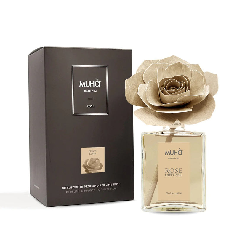 Muhà Difusor Flor Rosa Leche Dulce 200ml