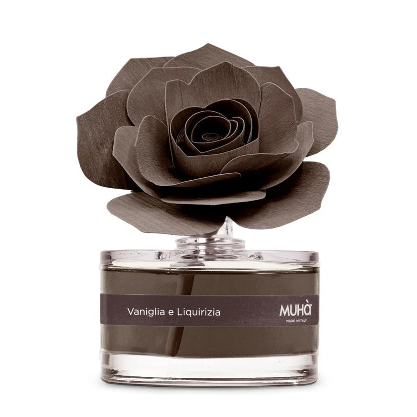 Muhà Difusor Ambientador Rosa Marrón Bomboniera Vainilla y Regaliz 50ml