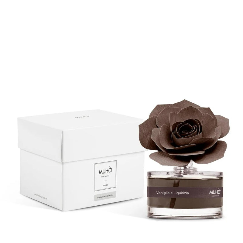 Muhà Difusor Ambientador Rosa Marrón Bomboniera Vainilla y Regaliz 50ml