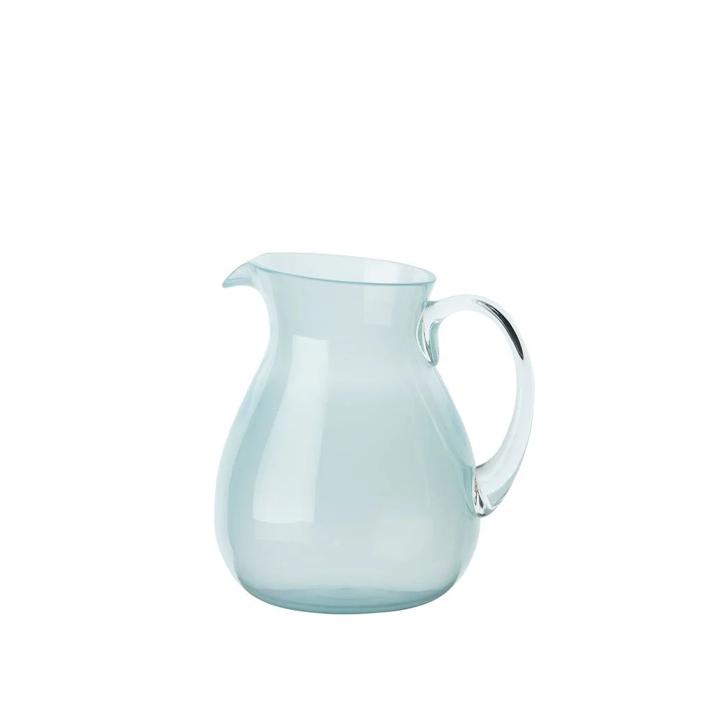 Jarra Zani Serafino Caraffa Synth Pequeña en Metacrilato Azul Claro 1 Lt