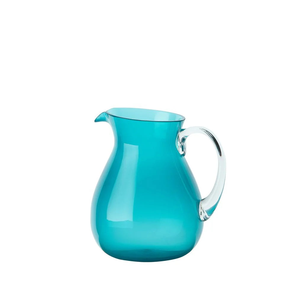 Zani Serafino Caraffa Memento Synth Small Pitcher Color Turquoise en MS-Metacrilato 1 Lt