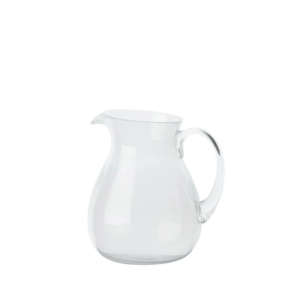 Zani Serafino Caraffa Memento Synth Small Pitcher Blanca Transparente en MS-Metacrilato 1 Lt