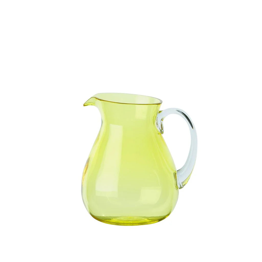 Zani Serafino Caraffa Synth Small Pitcher Color Amarillo Transparente en Metacrilato 1 Lt