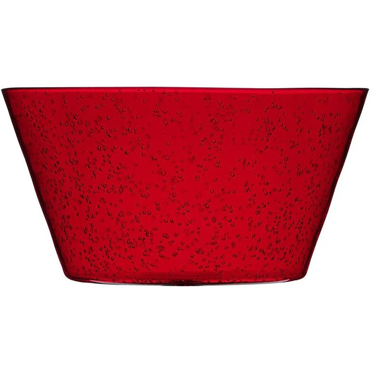 Zani Serafino Cuenco Mediano Memento Synth en Metacrilato D 20 Cm Color Rojo