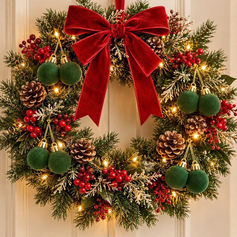 Piovaccari Set de 12 Campanillas Navideñas Verde Oscuro Ø2 cm – Campanitas Decorativas para Árbol de Navidad, Guirnaldas, Adornos y Manualidades