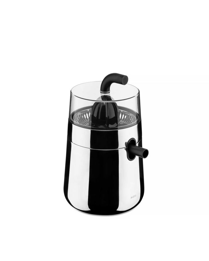 Alessi Toru Exprimidor Eléctrico Negro en Acero Inoxidable y Resina Termoplástica