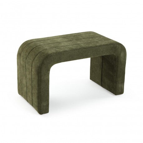 Banqueta Acolchada Verde Versa