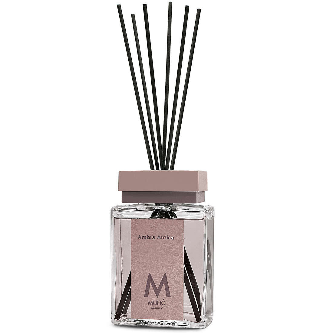 Muhà Luxe Perfume Difusor Ambiente con Varillas Ámbar Antiguo 200 Ml