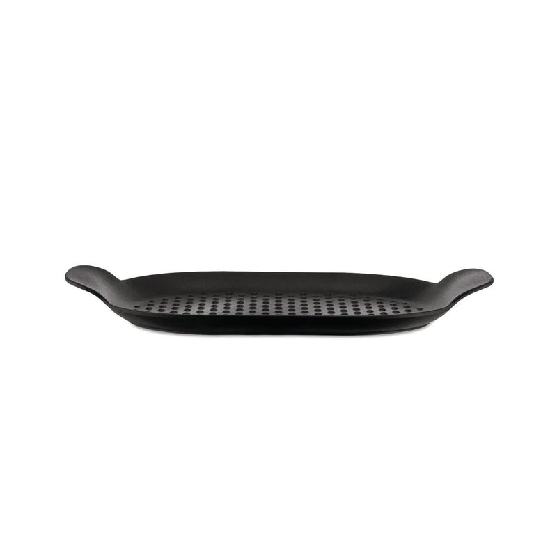 Alessi Plancha Edo en Hierro Fundido Negro