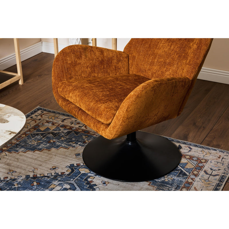 Sillón Dimo Melania en Tela Ocre