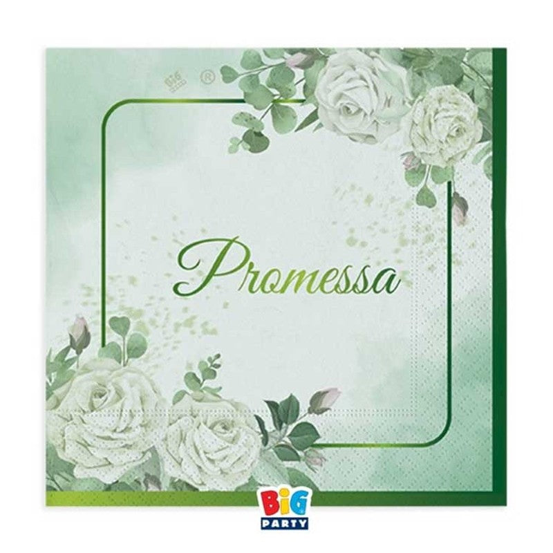 Big Party 16 Tov.li cm.25 x 25 Promessa Eucalipto