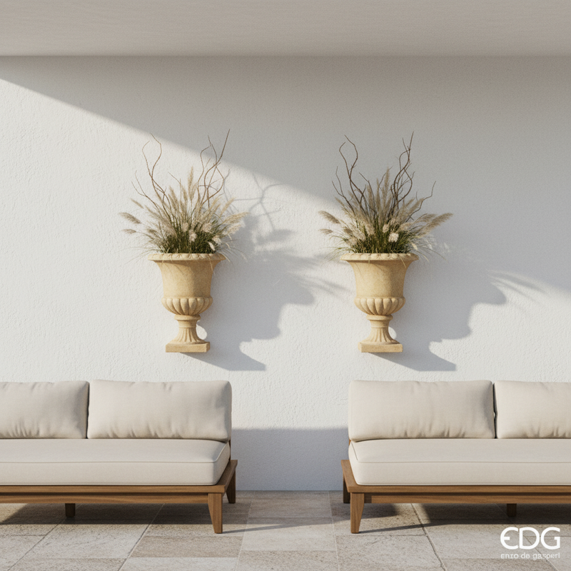 Vaso Parete Coppa Ivory – Terrazza