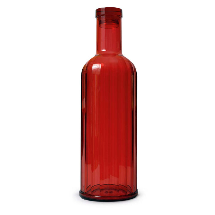 WD Lifestyle Bottiglia in Acrilico Rossa – Bottiglia da Tavola Design Moderno