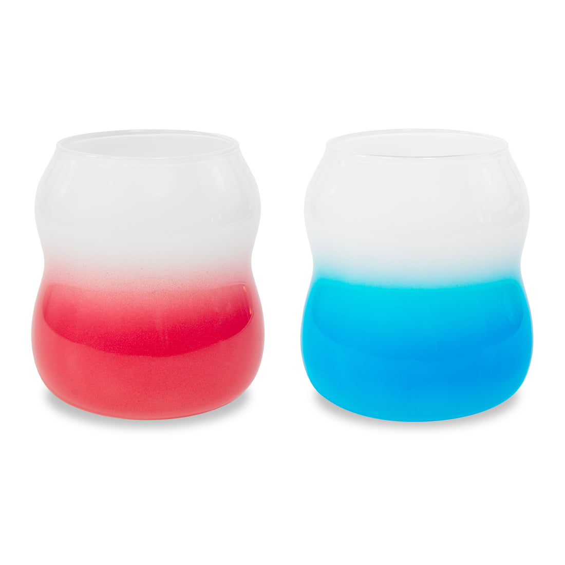 WD LifeStyle Set 2 Bicchieri Acqua 450 ml Rosa e Azzurro
