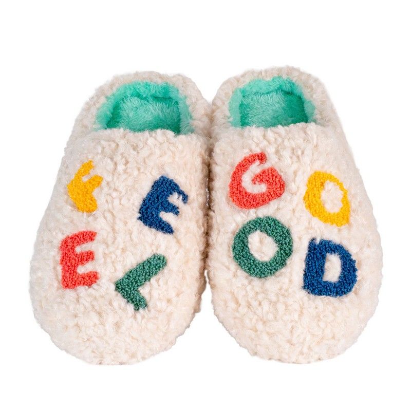 WD LifeStyle Pantofole di Natale Feel Good Taglia L/XL – Idea Regalo Natalizia