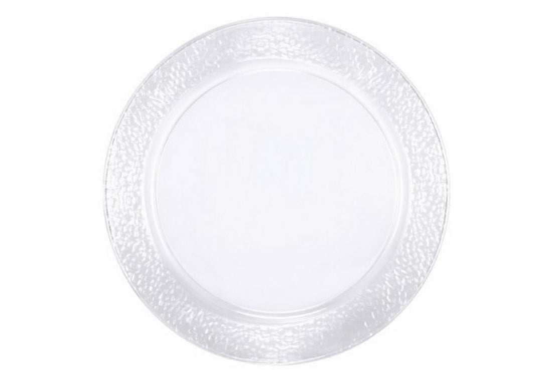 Bigiemme Vassoio Plastica Trasparente Rotondo D 34 Cm 2 Pz