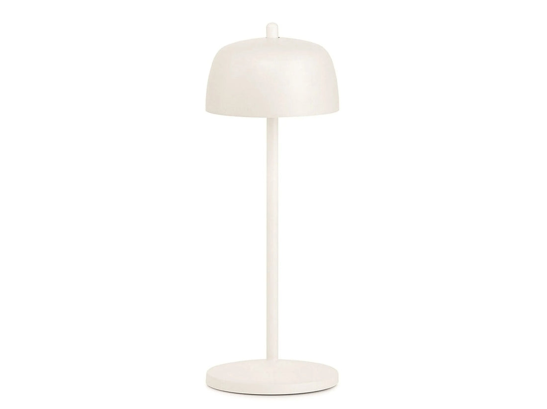 Zafferano Circe Lámpara Mesa D 110 Mm H 300 Mm Blanco Op.