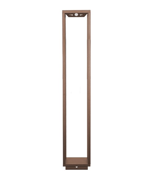 Zafferano Home Solar Terra Lámpara H 1000 Mm P 140 Mm L 140 Mm Corten