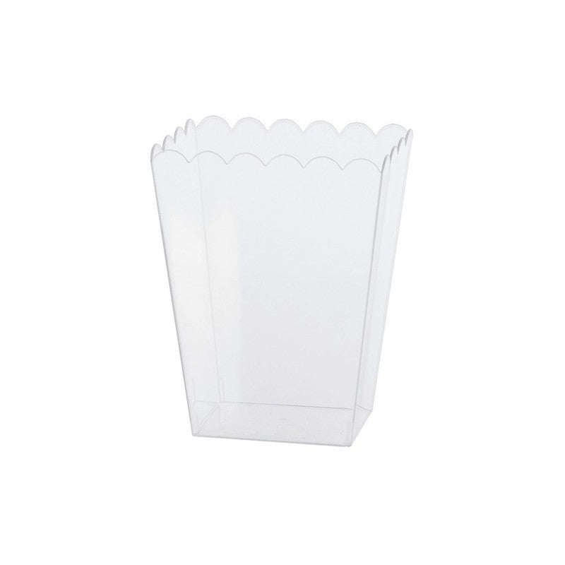 Bigiemme Contenedor Plástico Transparente Rectangular 15 x 12 x 19 cm