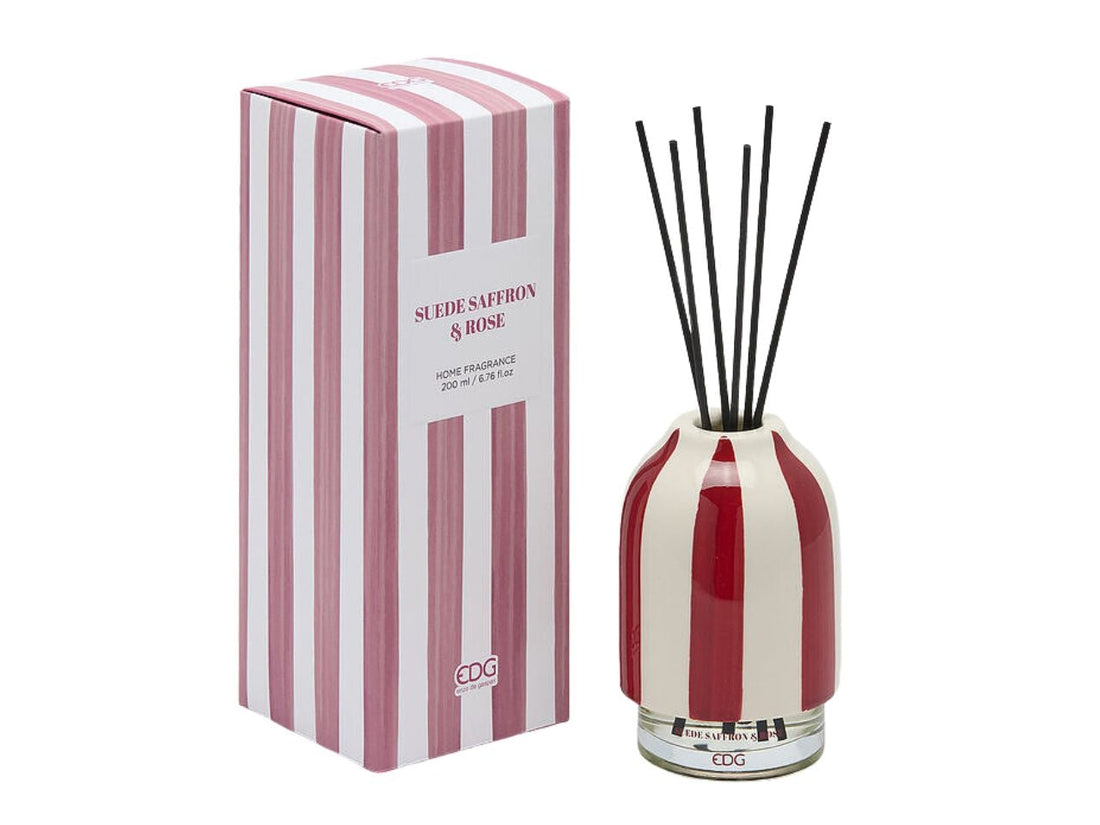 EDG Enzo De Gasperi Ambientador Botella Rayas Azafrán y Rosa 200 ml – Ambientador Ambiente