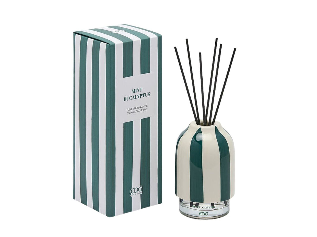 EDG Enzo De Gasperi Ambientador Botella Rayas Mint Eucalyptus 200 ml – Ambientador Ambiente