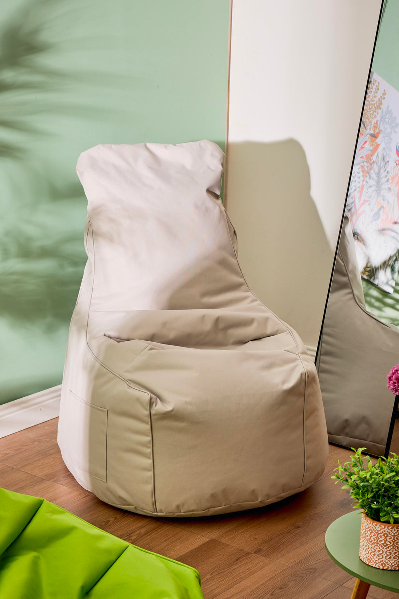 Di.Mo Poltrona Sacco Layla en Nylon+PVC Beige
