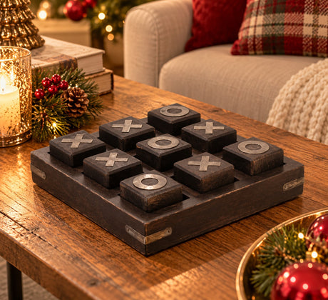 Bizzotto Decoración Tris Fortune Negro 17,2x17,2 cm – Idea de Regalo Navidad