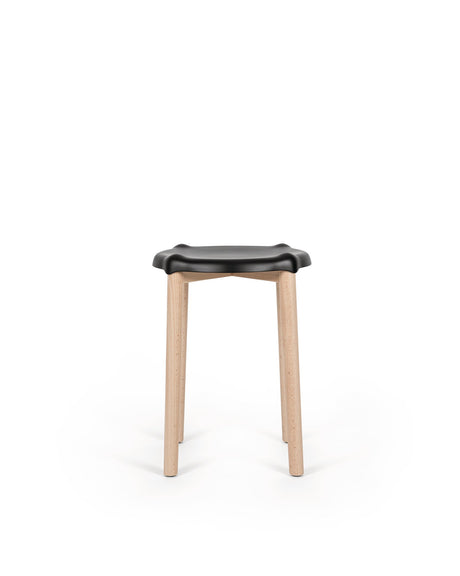 Alessi Poêle sgabello PS22 B nero, design Philippe Starck