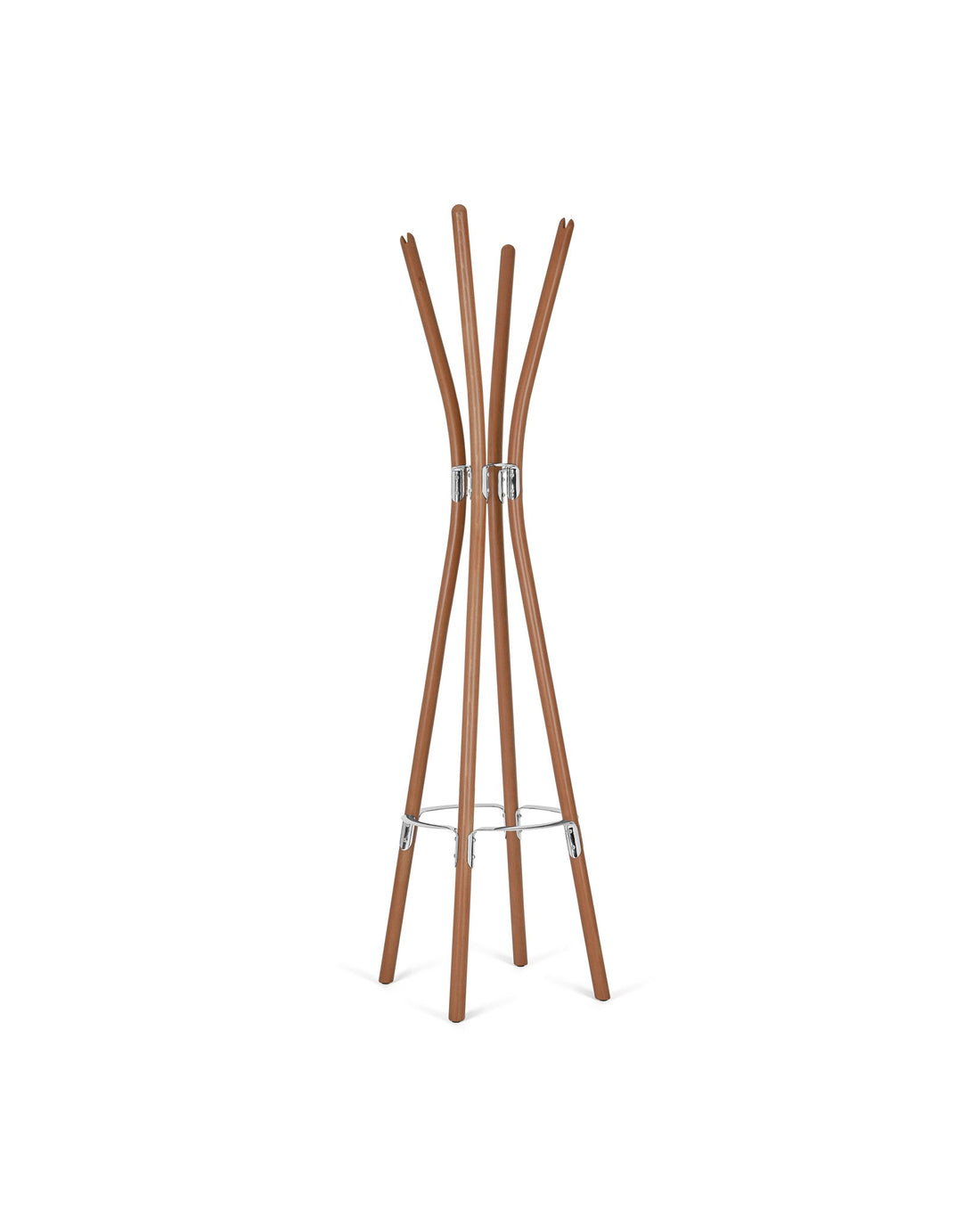 Alessi Poêle appendiabiti PS23 faggio bruno, design Philippe Starck
