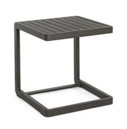 Bizzotto Konnor Mesita Antracita Aluminio 40×40 cm