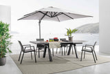 bizzotto bizzotto tavolo allungabile krion 103 x 205 265 cm antracite ean 8051836346246
